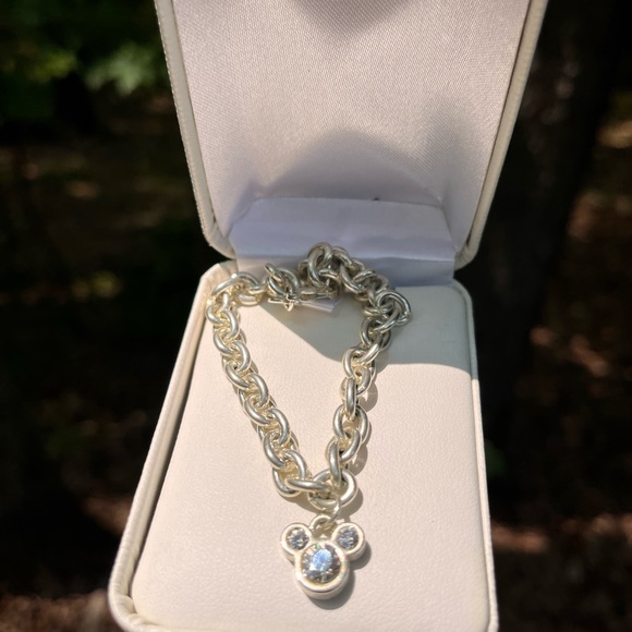 Vintage Silver Disney Charm Bracelet Plus Box 💕 - Picture 4 of 10